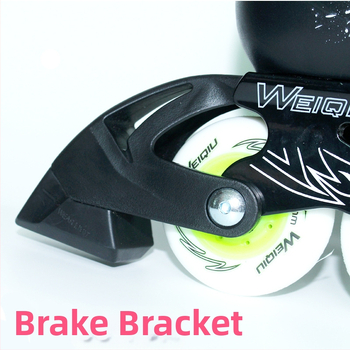 Brzdový rám pre kolieskové korčule — jednoradové koliesko, značka DLS/weft ball, príslušenstvo pre korčule