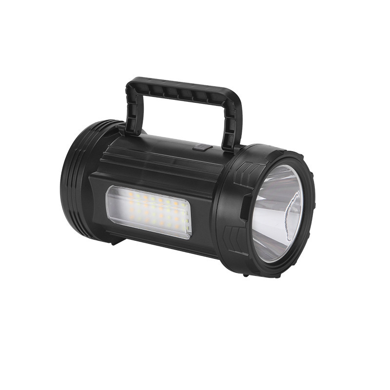 Fanar LED alimentat cu energie solară, cu suport, pentru exterior; 5W, 1500mAh, reîncărcabil, încărcător inclus