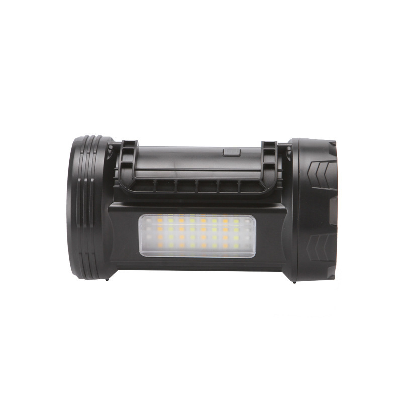 Fanar LED alimentat cu energie solară, cu suport, pentru exterior; 5W, 1500mAh, reîncărcabil, încărcător inclus