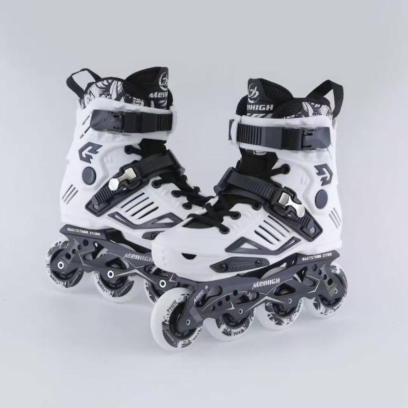 Инлайн кънки (PU+Mesh горна част; едноредови колела; TPU материал; марка Mego)