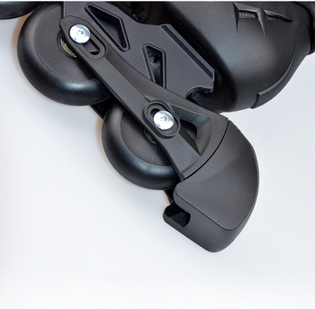 Accesoriu frână pentru role, potrivire universală, roți PU, partea superioară din PVC, talpă TPR