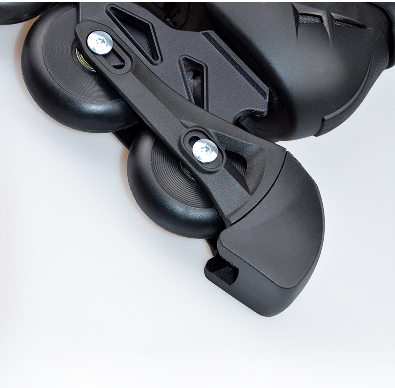 Accesoriu frână pentru role, potrivire universală, roți PU, partea superioară din PVC, talpă TPR