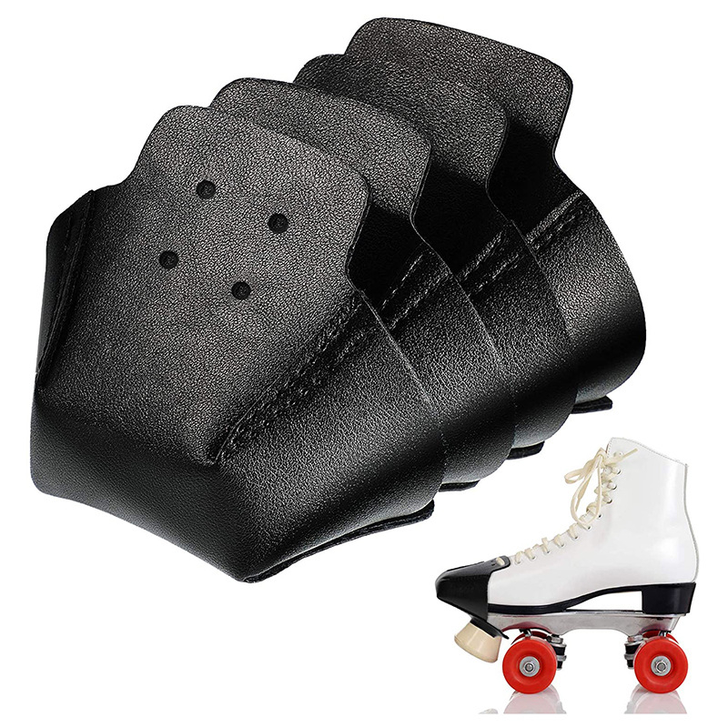Kožni zaštitnik prsta za rollerice — zamjenjivi kapak za brzo postavljanje, kompatibilan s dvostrukim redom kotača