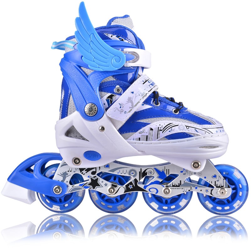 Dječje svjetleće inline klizaljke za početnike, unisex