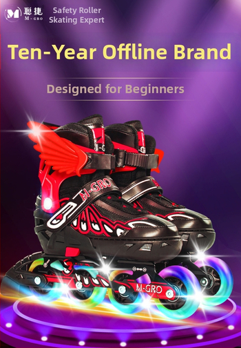 Ρόλερ Πατίνια για παιδιά - Άνω Υλικό PVC Mesh, Τροχοί PU, Σόλα PP, Τροχοί σε Μία Σειρά, Unisex