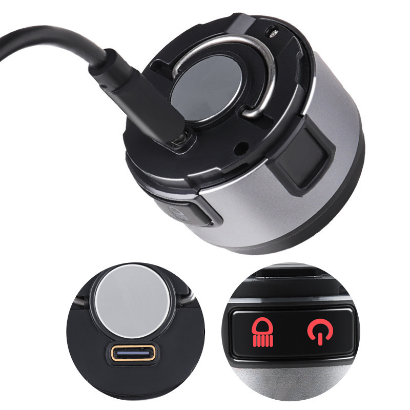 Челна лампа COB LED със сензорно включване, за къмпинг и риболов; компактна, 5W, 800 mAh, обхват до 500 м