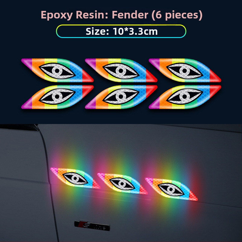 Pás proti kolízii so farebnými reflexnými nálepkami pre všeobecné použitie