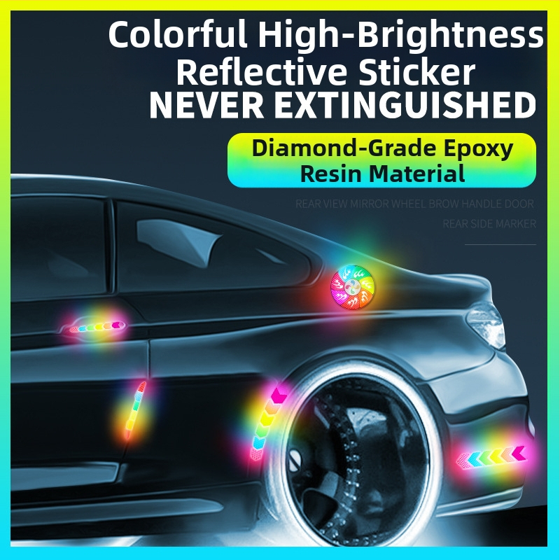 Pás proti kolízii so farebnými reflexnými nálepkami pre všeobecné použitie