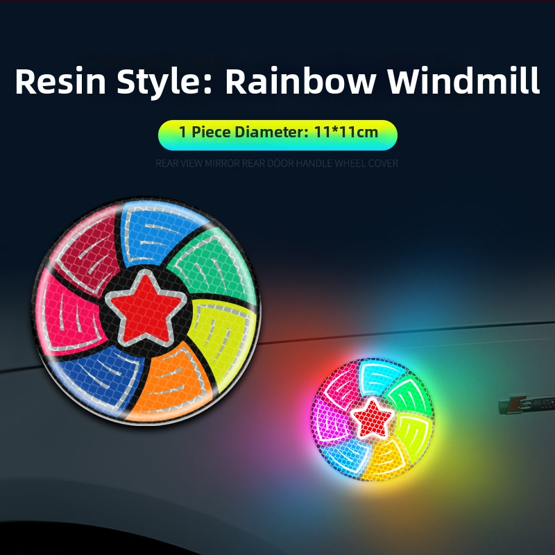 Pás proti kolízii so farebnými reflexnými nálepkami pre všeobecné použitie