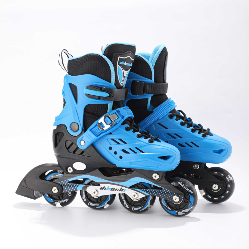 Patine cu role pentru începători – partea superioară PU+ plasă, talpă TPR, roți într-un singur rând, roți TPU, universal