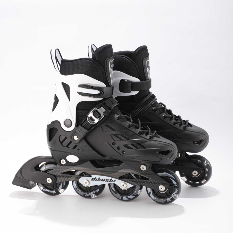 Patine cu role pentru începători – partea superioară PU+ plasă, talpă TPR, roți într-un singur rând, roți TPU, universal