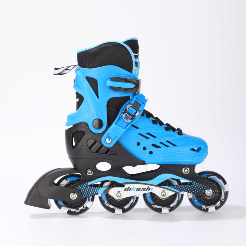 Patine cu role pentru începători – partea superioară PU+ plasă, talpă TPR, roți într-un singur rând, roți TPU, universal