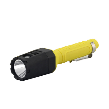 BOZZYS eksplozijski otporna LED baterijska svjetiljka, izvor svjetla: žarulja + LED, 360° okret, domet 100–200 m, trajanje baterije ≥15 h
