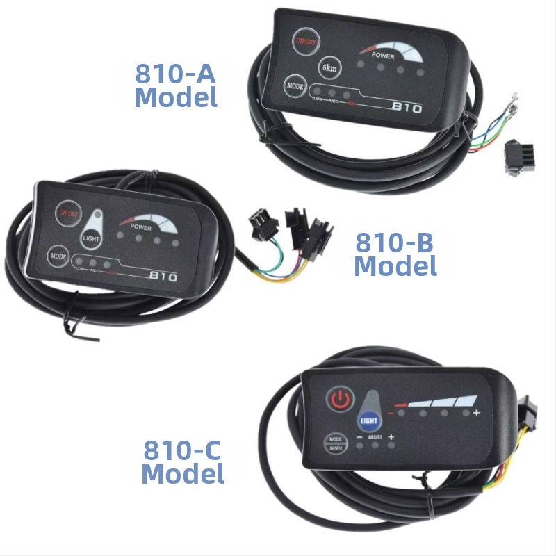 Zuncontrol S810 displej pre elektrické bicykle s asistenciou, 24/36/48V