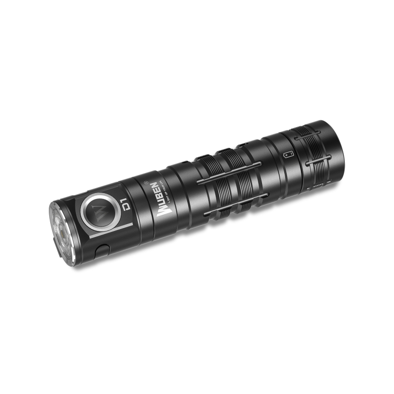 LED svjetiljka, USB punjenje, 1100 lumena, aluminijsko tijelo, domet 100–200 m, 360° rotacija