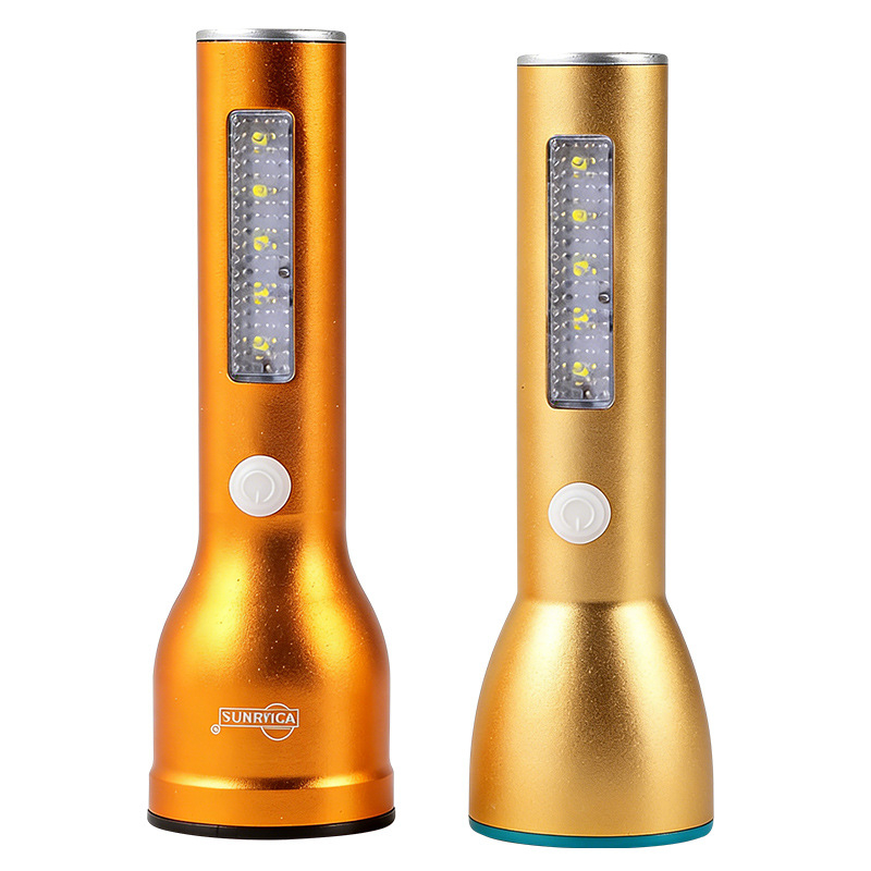 Prijenosna LED svjetiljka za vanjsku upotrebu, ponovno punjiva, ultra jaka, dugi domet, kompaktno kućište od aluminijske legure, vodootporna