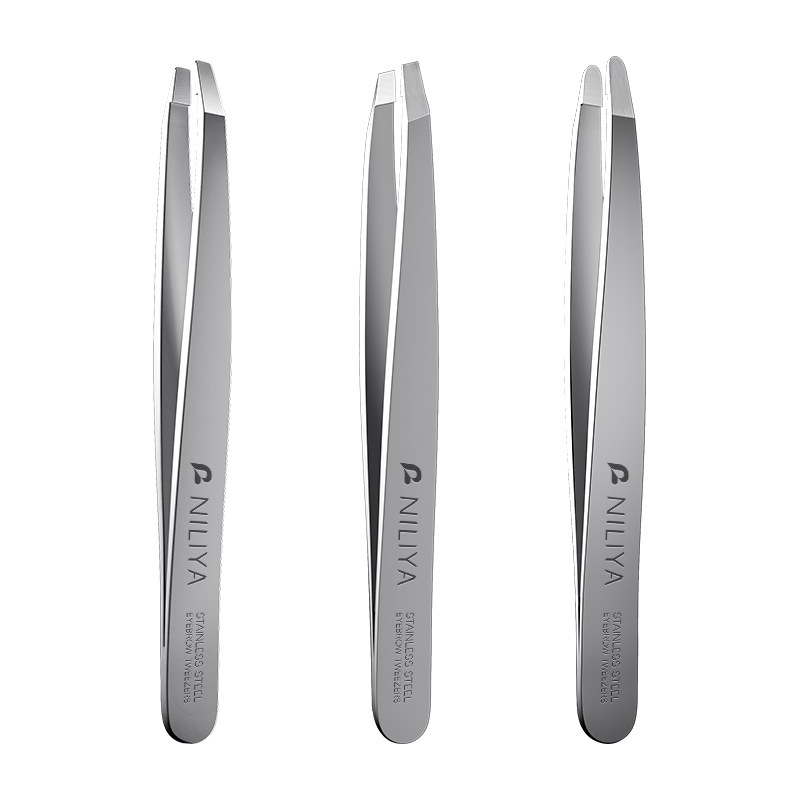 Niliya високопрецизен комплект за вежди и премахване на косми – клип за вежди, клещи за премахване на косми по лицето и брада, пинсети за изкуствени мигли