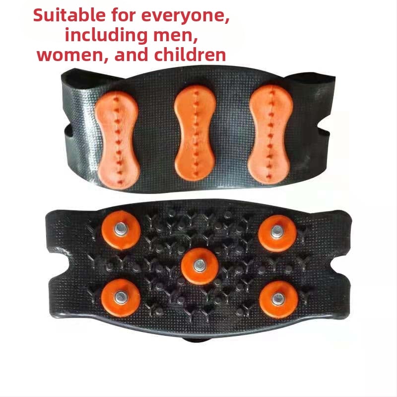 Αντιολισθητικό κάλυμμα παπουτσιών / Δόντια πάγου, 5 δόντια, PE υλικό, MX2225, Αδιάβροχο, MUXINCAMP