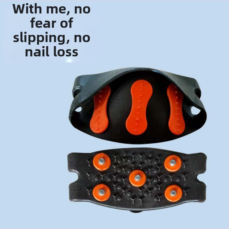 Αντιολισθητικό κάλυμμα παπουτσιών / Δόντια πάγου, 5 δόντια, PE υλικό, MX2225, Αδιάβροχο, MUXINCAMP