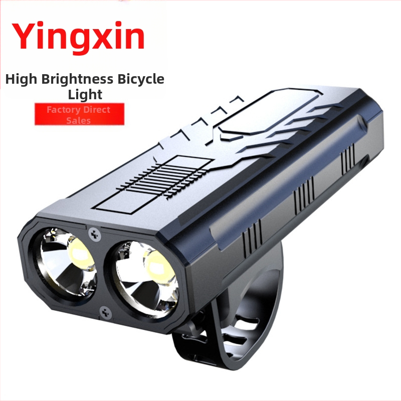 2-v-1 predné svetlo na bicykel a baterka, LED 5W, nabíjateľná batéria 800 mAh, vodotesný