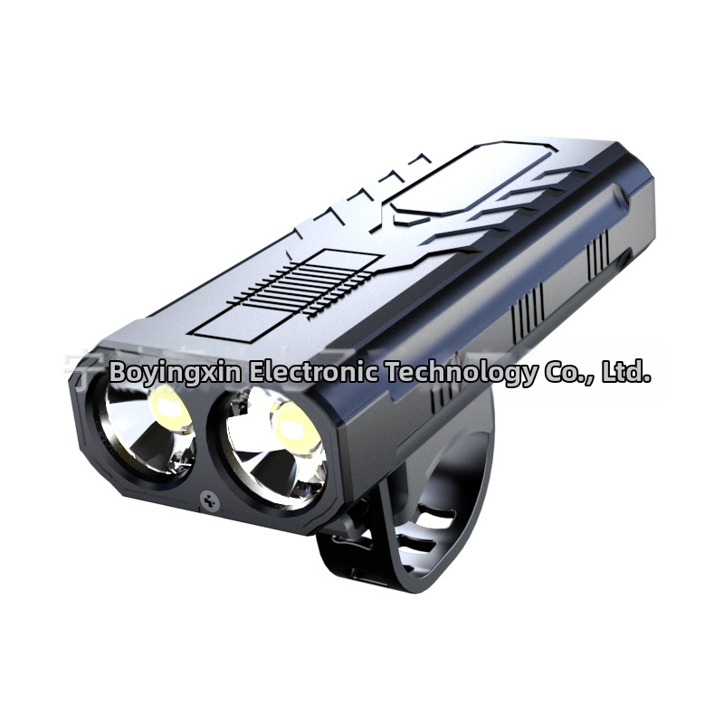 2-v-1 predné svetlo na bicykel a baterka, LED 5W, nabíjateľná batéria 800 mAh, vodotesný