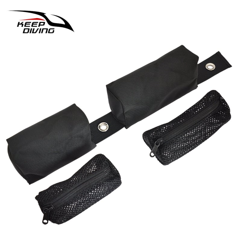 BG-980 búvárfelszerelés-táska, kettős palack súlytáska és BCD hálós tárolóval