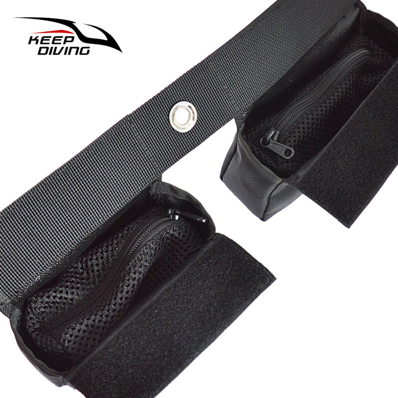 BG-980 búvárfelszerelés-táska, kettős palack súlytáska és BCD hálós tárolóval