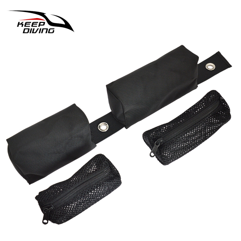 BG-980 búvárfelszerelés-táska, kettős palack súlytáska és BCD hálós tárolóval