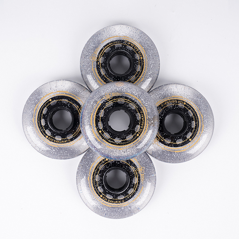 Odrasli: jednokotač za rolanje na rolama, PU napunjeni gumeni kotač, otporan na habanje, visoka elastičnost