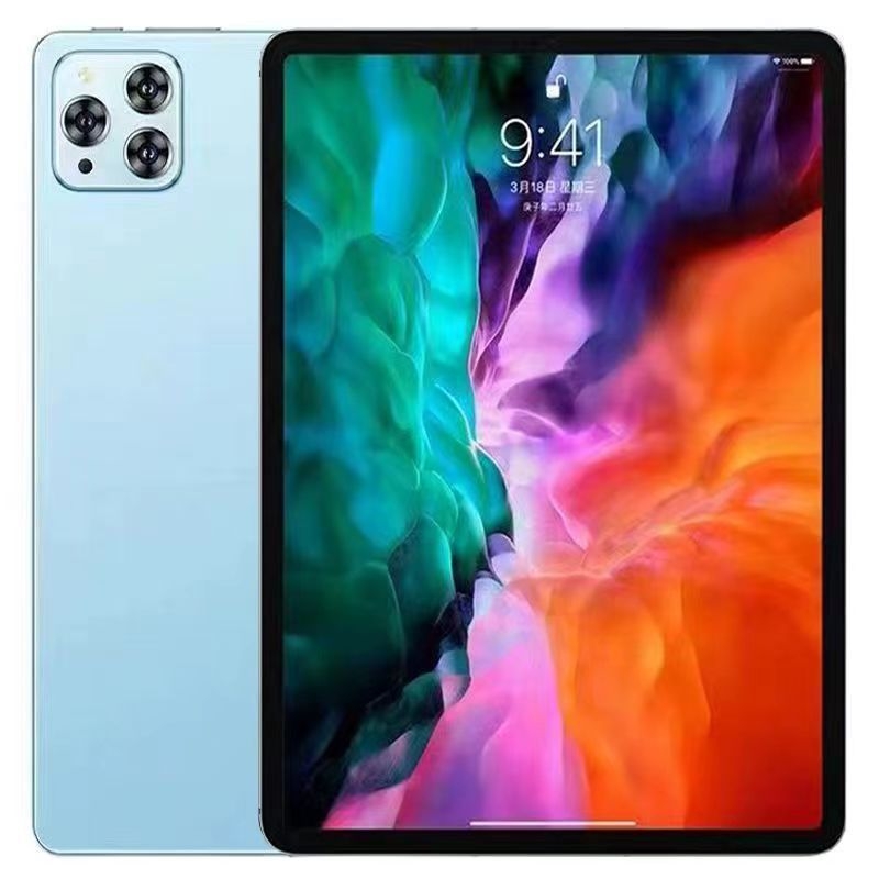 X30 táblagép 5G-vel, Android, négymagos processzor, 13 MP kamera és szemvédő HD kijelző