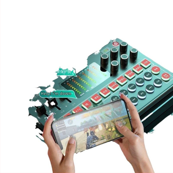 M9 σετ live ήχου κάρτας για ζωντανή μετάδοση, συμβατό με πολλές συσκευές, εγγραφή, καραόκε και ρύθμιση ήχου – όλα σε ένα μικρόφωνο (εσωτερική μπαταρία 1200–2000mAh, ζωή 8–12 ωρών, SNR ≥100 dB, ενσύρματη σύνδεση)