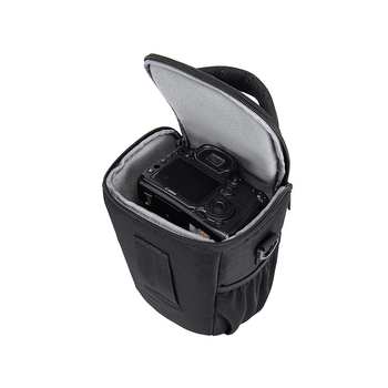 Geantă pentru cameră cu curea de umăr/crossbody, pentru DSLR și Mirrorless, impermeabilă, din poliester