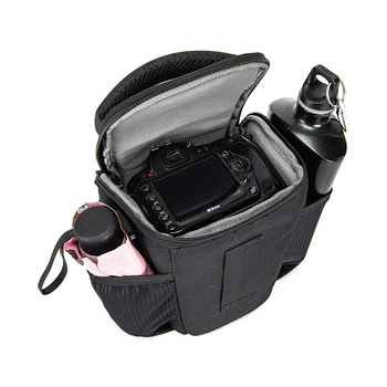 Geantă pentru cameră cu curea de umăr/crossbody, pentru DSLR și Mirrorless, impermeabilă, din poliester