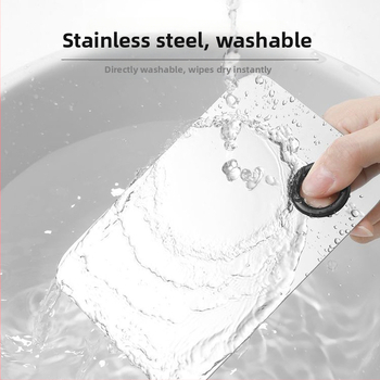 Štvorcová paleta na líčenie – nerezová oceľ, 2-dielna sada, pomôcka na líčenie tváre