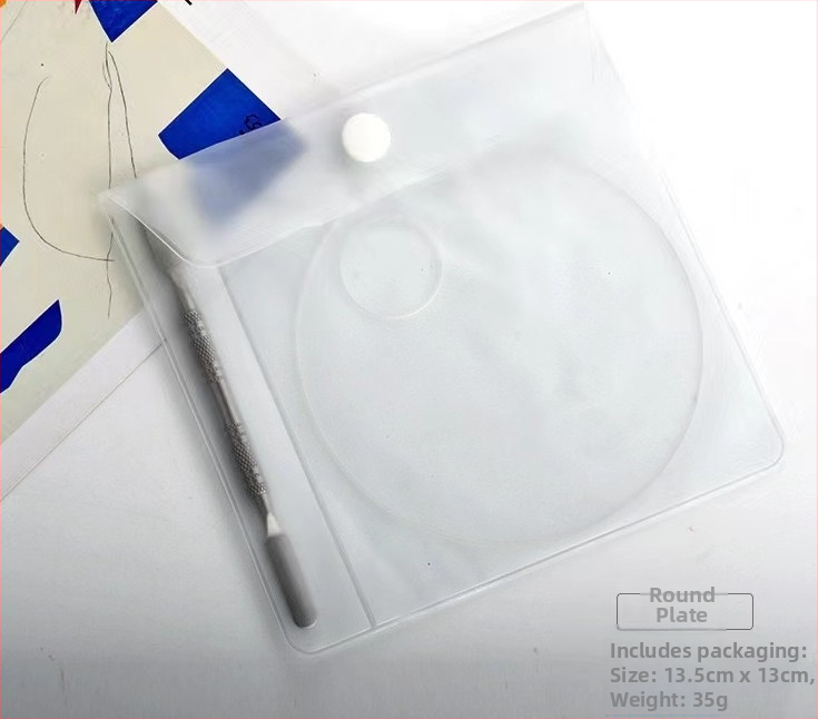 Štvorcová paleta na líčenie – nerezová oceľ, 2-dielna sada, pomôcka na líčenie tváre