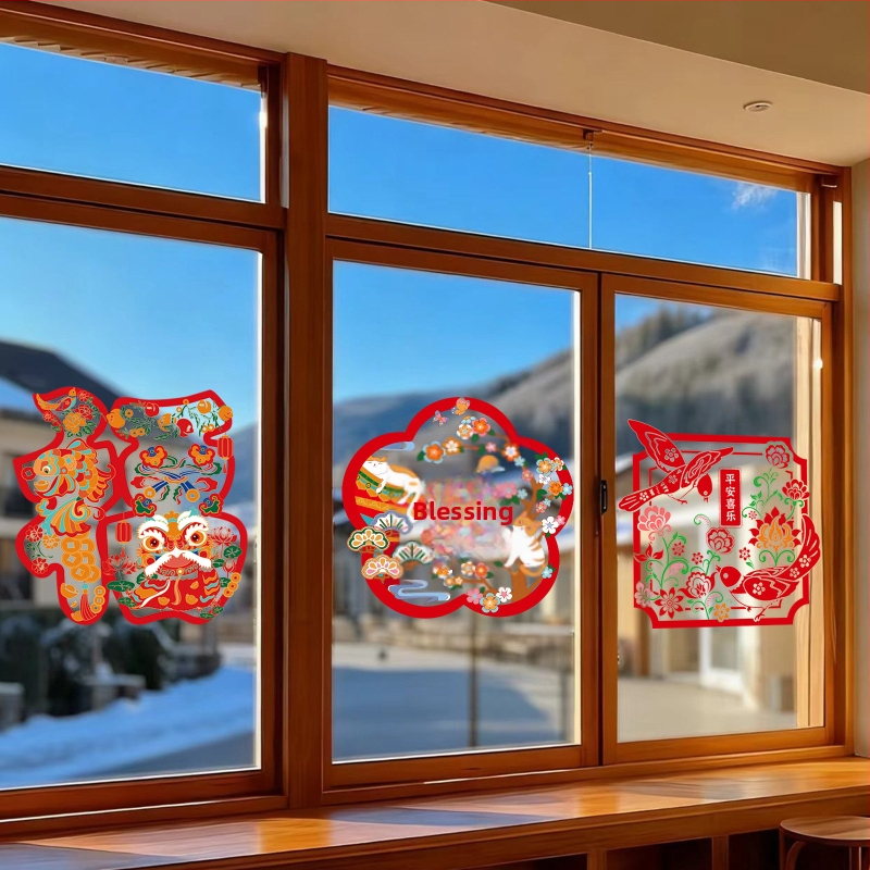 Oknové samolepky – elektrostatický film, balenie: Opp bag, značka Xiangsheng textile, kategória: okná mrežky