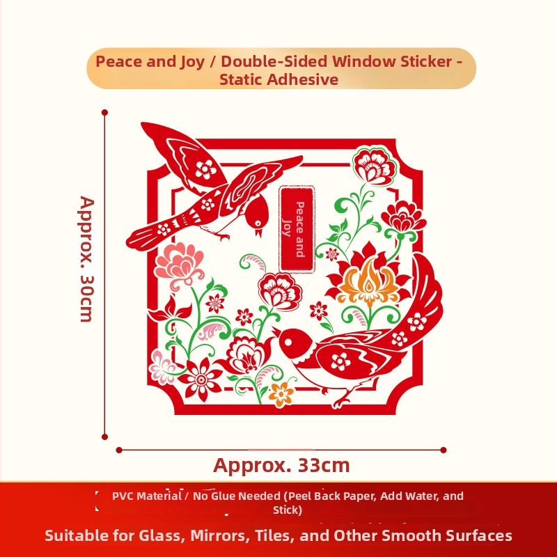 Oknové samolepky – elektrostatický film, balenie: Opp bag, značka Xiangsheng textile, kategória: okná mrežky