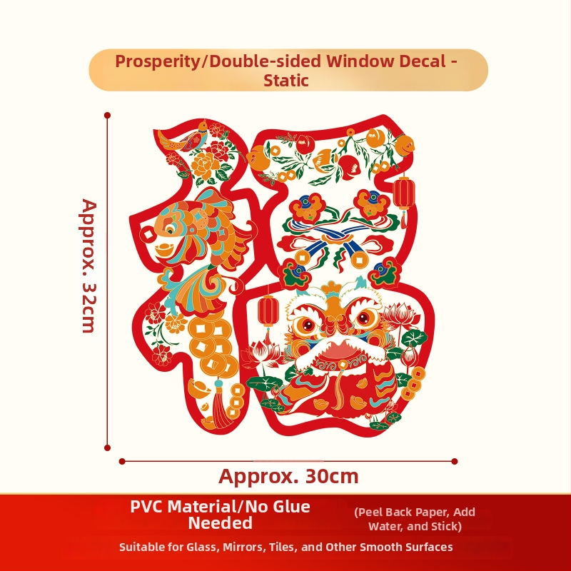 Oknové samolepky – elektrostatický film, balenie: Opp bag, značka Xiangsheng textile, kategória: okná mrežky