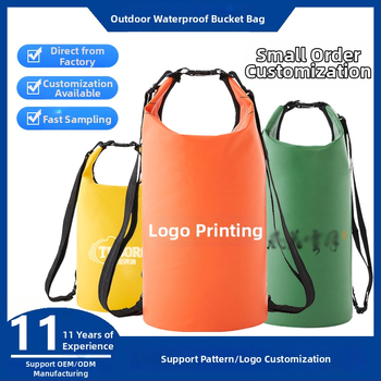 Prilagođena vodootporna kanta-torba s digitalnim otiskom za outdoor sportove, plovidbu rijekom, plažu, vodeni park i rafting, s otiskom logotipa