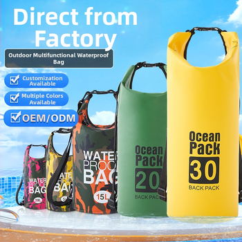 Prilagođena vodootporna kanta-torba s digitalnim otiskom za outdoor sportove, plovidbu rijekom, plažu, vodeni park i rafting, s otiskom logotipa
