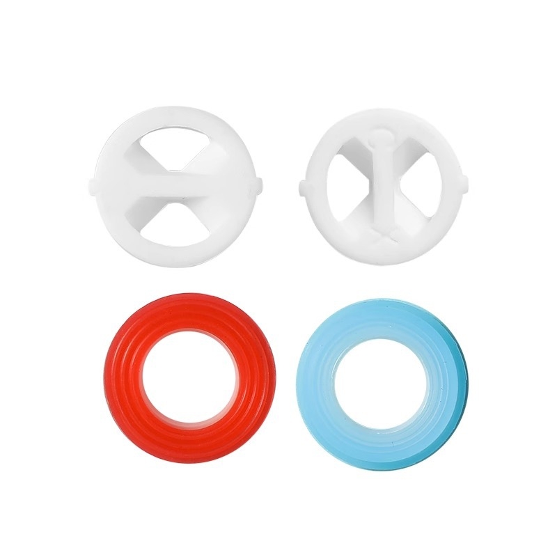 Set robinet cu valvă centrală: placă ceramică, tampon din silicon, inel de etanșare și garnitură; marcă Friendly; stil modern minimalist