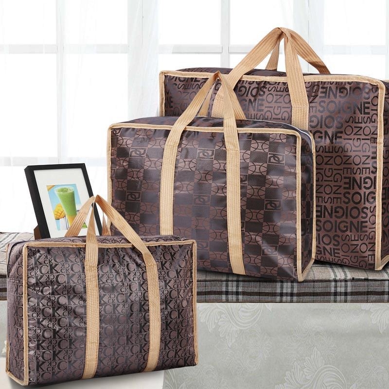 Párnázott tárolótáska, vízálló Oxford anyag, 56-75L kapacitás, utazáshoz