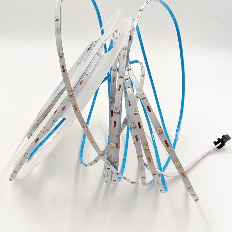 RGB περιβαλλοντική λωρίδα LED με έξυπνο έλεγχο, είσοδος 5V, LED λαμπάκια 0807, τσιπ San'an Optoelectronics