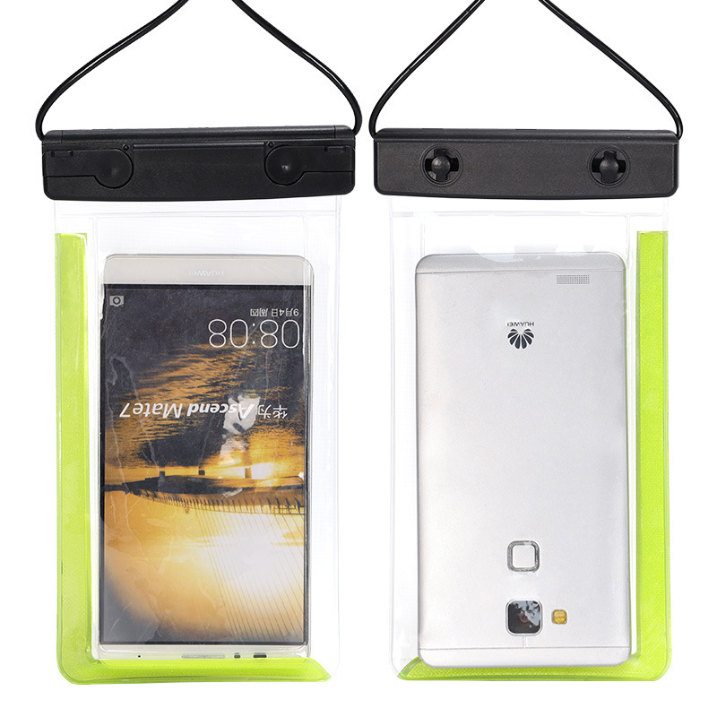 Reflektirajuća vodootporna torbica za telefon, prozirni PVC, osjetljiv dodir, mekani kaiš, kompatibilno s Apple i Huawei – za kupanje, plivanje i fotografiranje