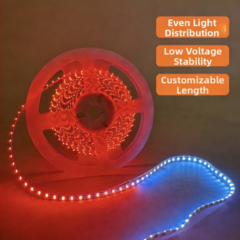 RGB LED pás s APP riadením, stmaviteľný, 5V vstup, LED čip 0807