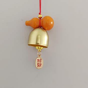 Pandantiv DIY cu clopoțel — metal, decor pentru Crăciun și Anul Nou, stil modern minimalist, brand Unique