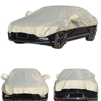 Polupokrov za automobil od Oxford platna, zaštita od sunca, vodootporan, toplinska izolacija, univerzalni dizajn