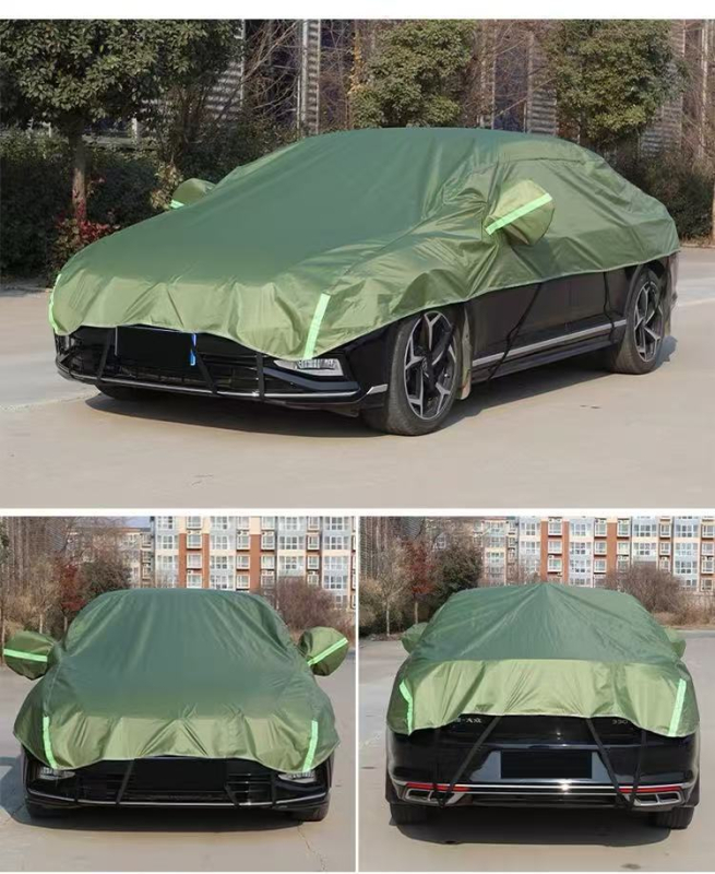 Polupokrov za automobil od Oxford platna, zaštita od sunca, vodootporan, toplinska izolacija, univerzalni dizajn