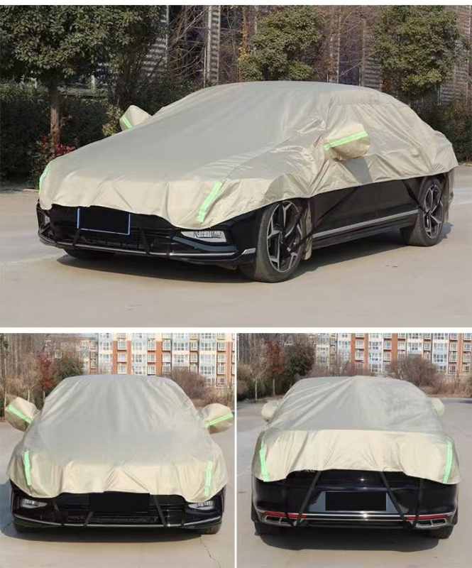 Polupokrov za automobil od Oxford platna, zaštita od sunca, vodootporan, toplinska izolacija, univerzalni dizajn