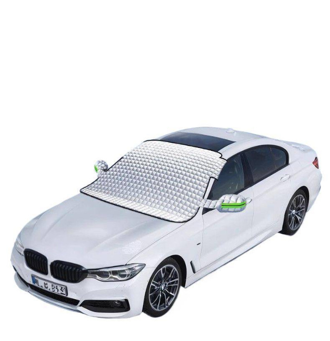 Snježni pokrov za automobil, kompatibilan s Ideal autom pokrivačem, ojačano magnetsko prianjanje, toplinska izolacija, zaštita od sunca, antifriz, protiv snijega